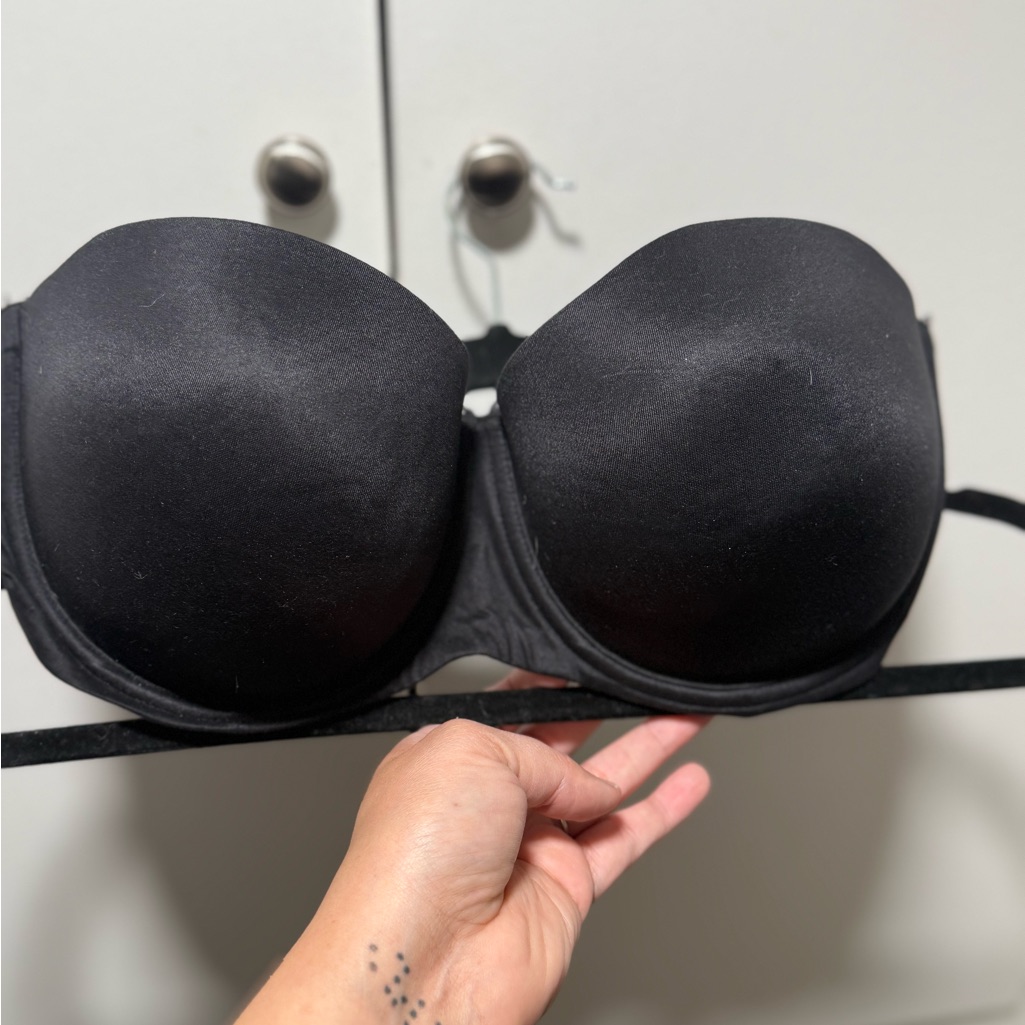 Aerie Sunnie Classic Black Strapless Bra